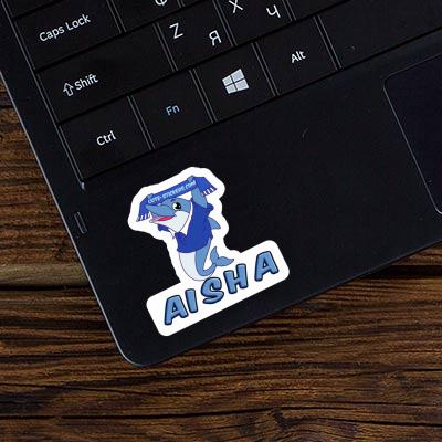 Sticker Aisha Dolphin Laptop Image