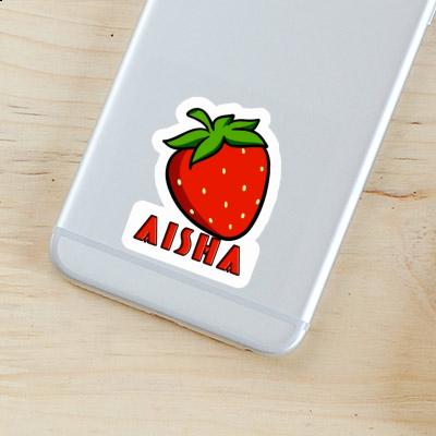 Autocollant Aisha Fraise Notebook Image