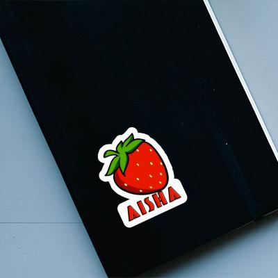 Autocollant Aisha Fraise Notebook Image