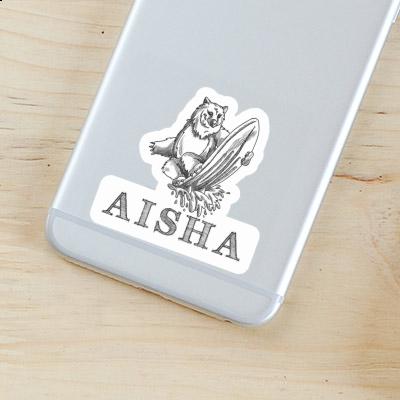 Surfeur Autocollant Aisha Notebook Image