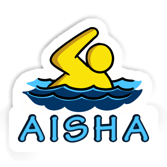 Aisha Sticker Swimmer Notebook Aisha Sticker Swimmer Gift package Image