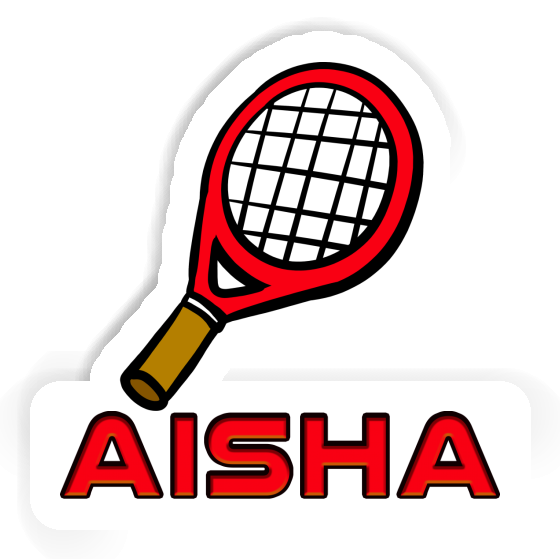 Sticker Aisha Tennis Racket Image