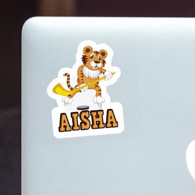 Aisha Aufkleber Tiger Laptop Image