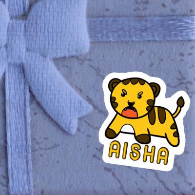 Tigre Autocollant Aisha Laptop Image