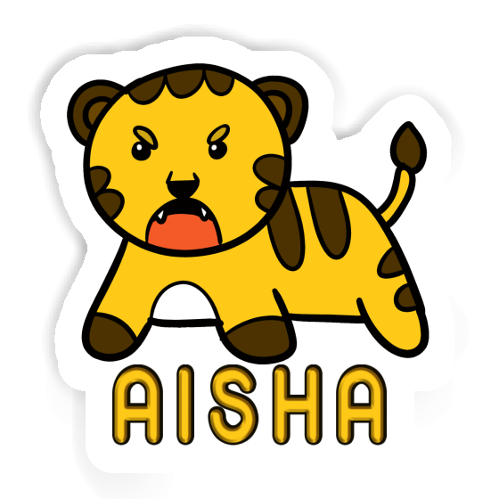 Tigre Autocollant Aisha Image