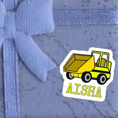 Front Tipper Sticker Aisha Laptop Image