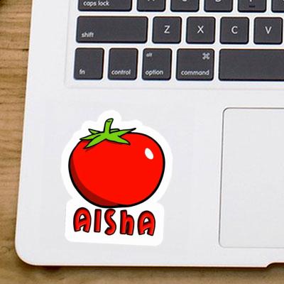 Autocollant Aisha Tomate Notebook Image