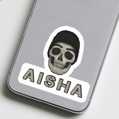 Sticker Totenkopf Aisha Laptop Image