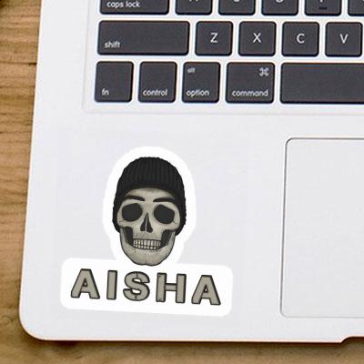 Sticker Totenkopf Aisha Notebook Image