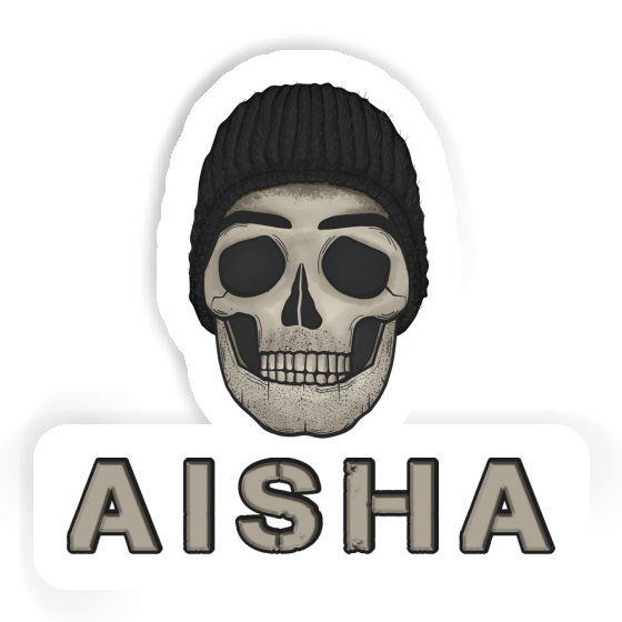 Skull Sticker Aisha Notebook Image