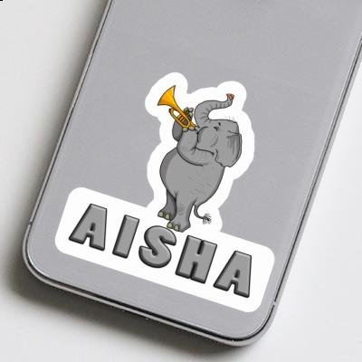 Elefant Aufkleber Aisha Notebook Image