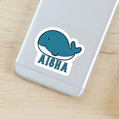 Whale Fish Sticker Aisha Notebook Image