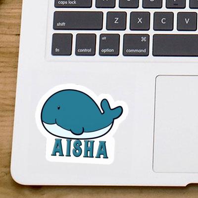 Whale Fish Sticker Aisha Gift package Image