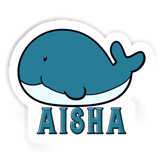 Whale Fish Sticker Aisha Gift package Image