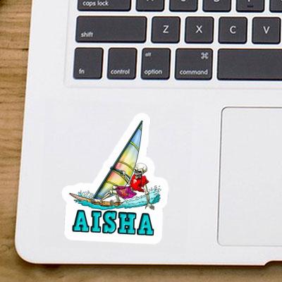 Autocollant Surfeur Aisha Laptop Image