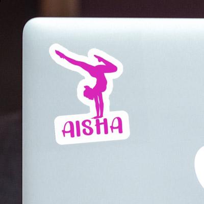 Yoga-Frau Sticker Aisha Image