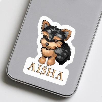 Aisha Sticker Yorkshire Terrier Notebook Image