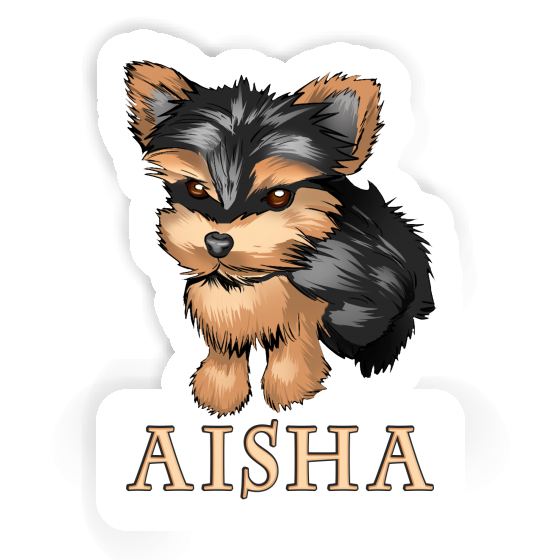 Aisha Sticker Yorkshire Terrier Image