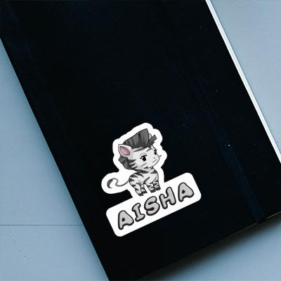 Aisha Aufkleber Zebra Notebook Image