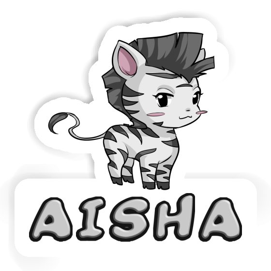 Aisha Aufkleber Zebra Gift package Image