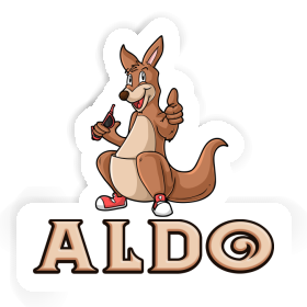 Aldo Sticker Kangaroo Image
