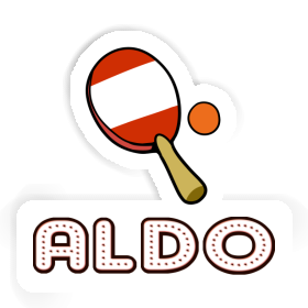 Table Tennis Paddle Sticker Aldo Image