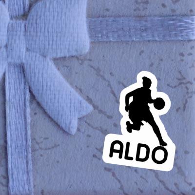 Aldo Sticker Basketball Player Notebook Aldo Sticker Basketball Player Gift package Image