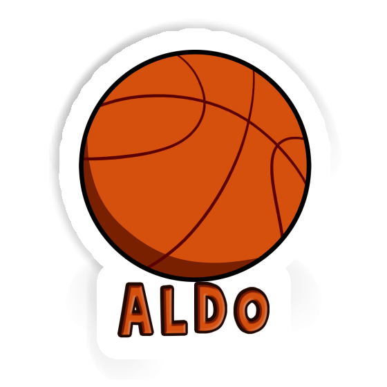 Sticker Basketball Ball Aldo Notebook Sticker Basketball Ball Aldo Gift package Image