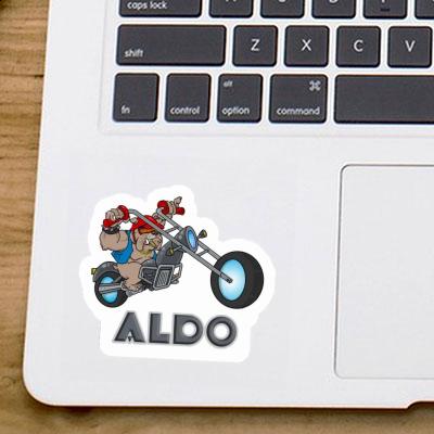 Aldo Sticker Motorbike Rider Laptop Aldo Sticker Motorbike Rider Laptop Image