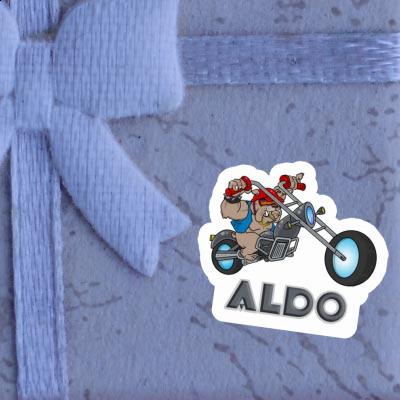 Aldo Sticker Motorbike Rider Notebook Aldo Sticker Motorbike Rider Notebook Image