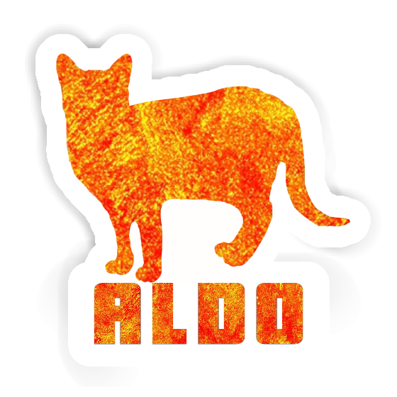 Cat Sticker Aldo Notebook Cat Sticker Aldo Gift package Image