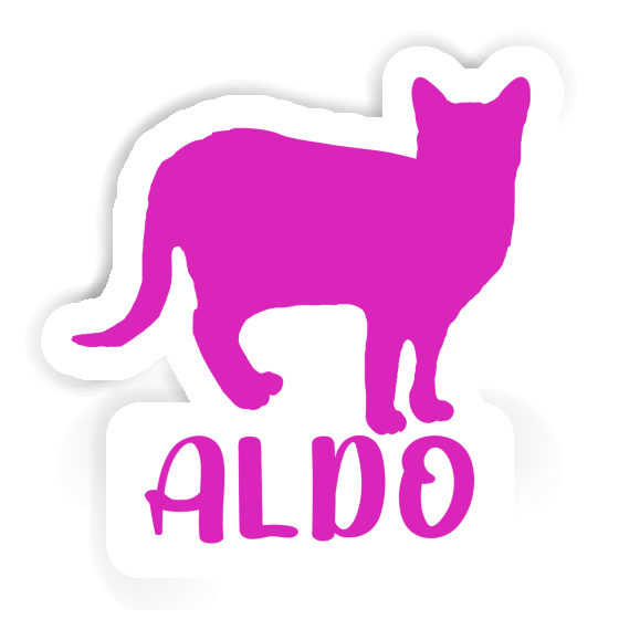 Sticker Aldo Cat Notebook Sticker Aldo Cat Gift package Image