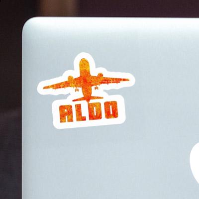 Sticker Jumbo-Jet Aldo Notebook Image