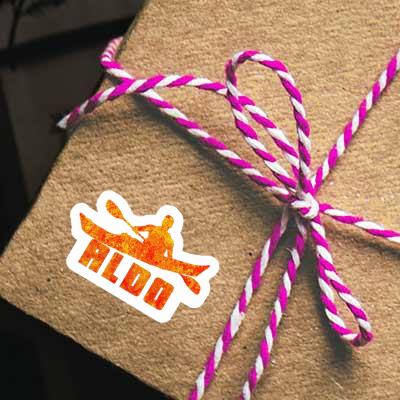 Sticker Aldo Kayaker Notebook Sticker Aldo Kayaker Gift package Image