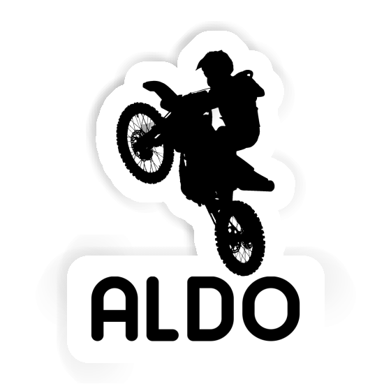 Sticker Aldo Motocross Rider Notebook Sticker Aldo Motocross Rider Gift package Image
