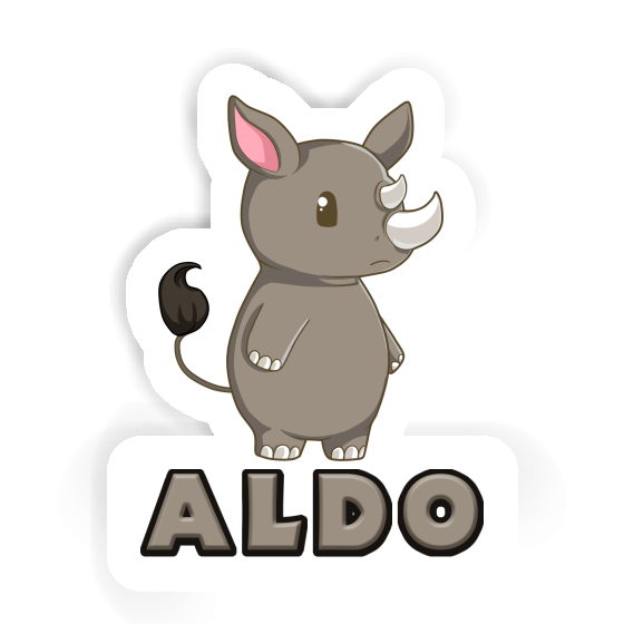 Sticker Aldo Rhinoceros Sticker Aldo Rhinoceros Image