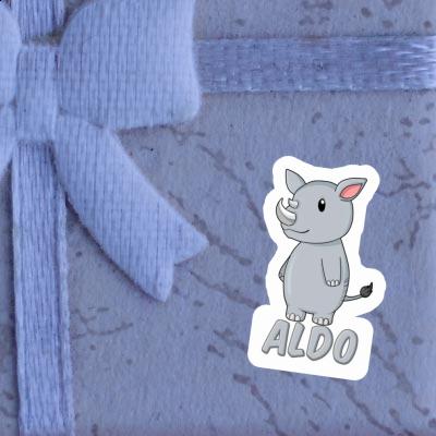 Nashorn Aufkleber Aldo Notebook Nashorn Aufkleber Aldo Gift package Image