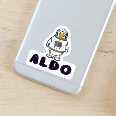 Sticker Astronaut Aldo Notebook Sticker Astronaut Aldo Gift package Image
