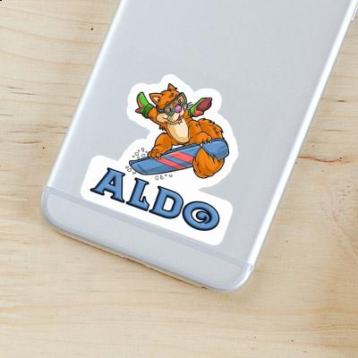 Aldo Sticker Snowboarder Aldo Sticker Snowboarder Image