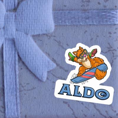 Aldo Sticker Snowboarder Notebook Aldo Sticker Snowboarder Gift package Image
