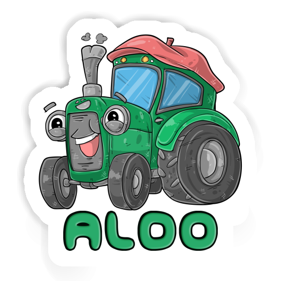 Aldo Sticker Tractor Notebook Image