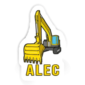 Sticker Alec Excavator Image