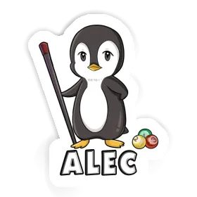 Billiards Player Sticker Alec Image