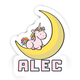 Alec Sticker Moon Unicorn Image