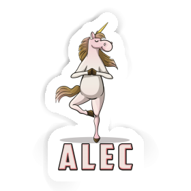 Sticker Alec Yoga Unicorn Image