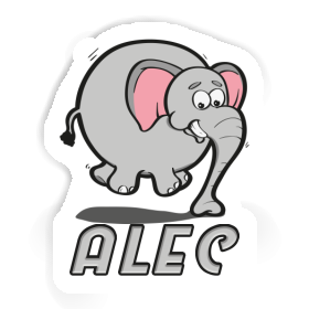 Alec Sticker Jumping Elephant Image
