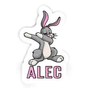Dabbing Hare Sticker Alec Image