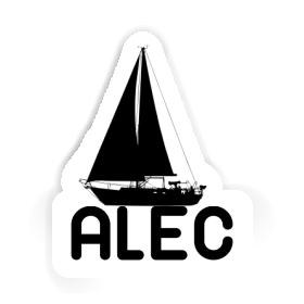 Sticker Alec Sailboat Image