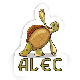 Sticker Yoga-Schildkröte Alec Image