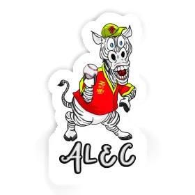 Alec Sticker Zebra Image